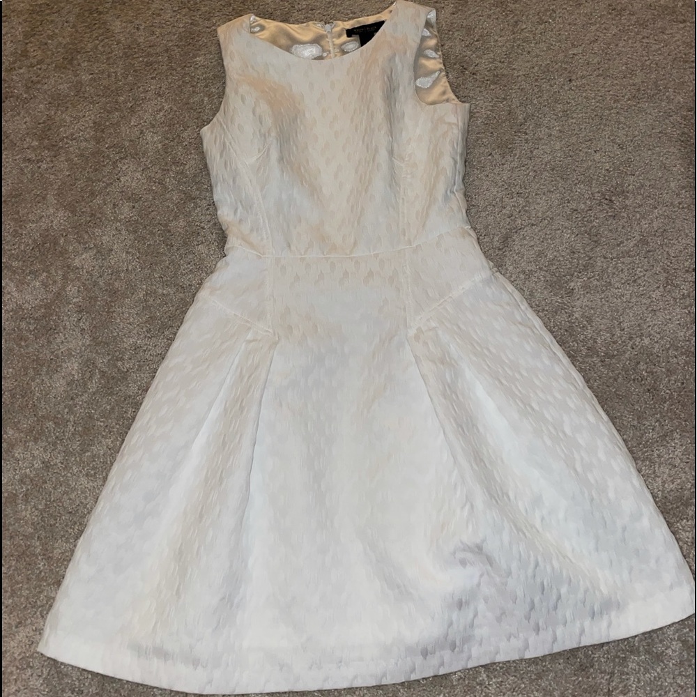 White House black market white dress